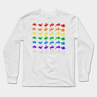 Rainbow Rabbits Long Sleeve T-Shirt